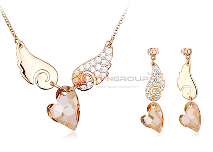 Rose Gold Plated | Gemstone Pendant Sets